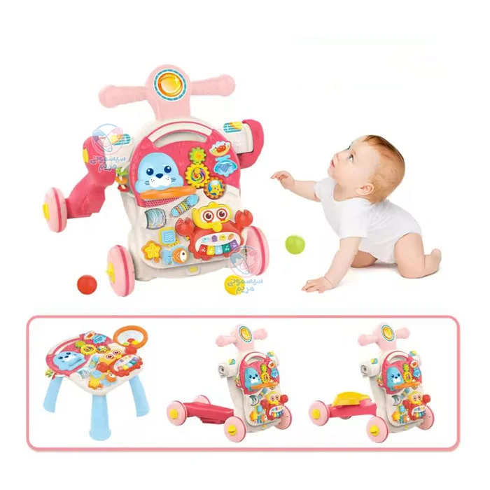 قابل تبدیل به اسکوتر، سهچرخه و میز بازی