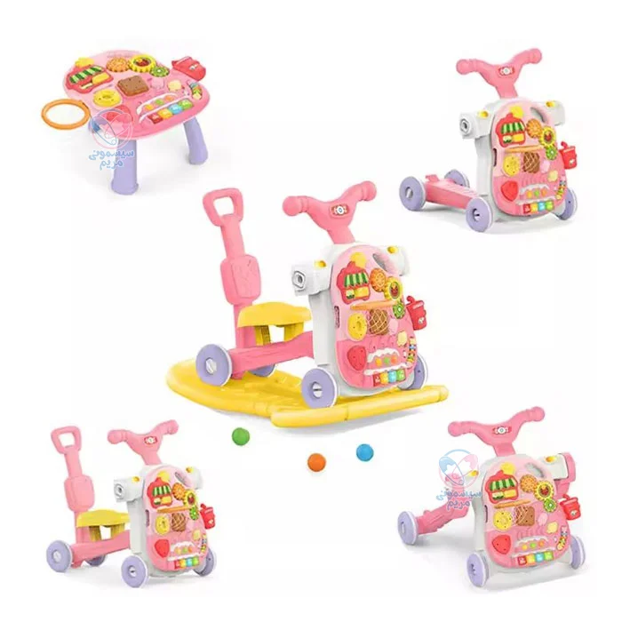 قابل تبدیل به اسکوتر، سهچرخه و میز بازی