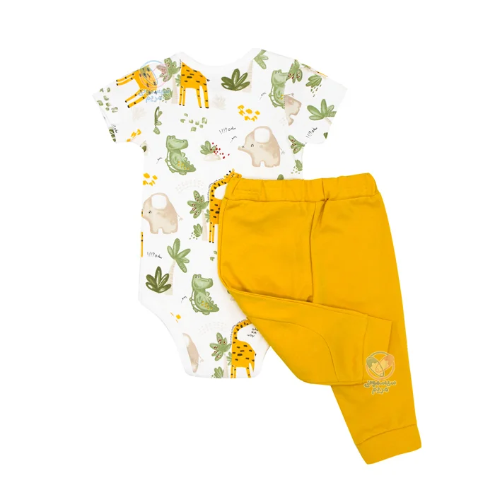 شامل 3 تیکه ضروری، از جمله بادی، شلوار و یک تکه اضافی