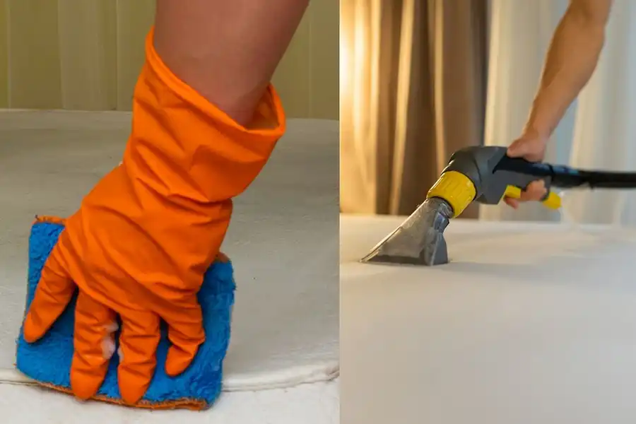 بخارشوی به شما کمک میکند تشک نوزادتان بهطور یکنواخت و عمقی تمیز شود، آسیبی به فنرهای داخل آن نرسد و در مدتزمان کمتری خشک شود.