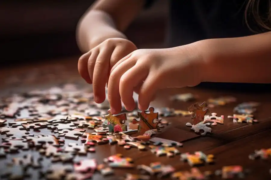 پازلها به کودکان در تقویت مهارتهای حل مسأله، تفکر انتقادی، هماهنگی دست و چشم و مهارتهای حرکتی ظریف کمک میکنند.