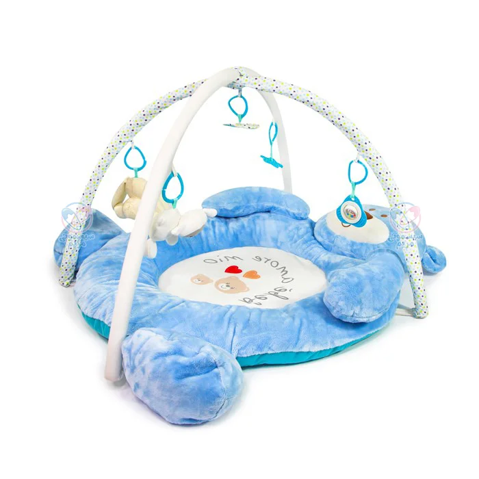 تشک بازی خرس بیبی فور لایف baby4life آبی