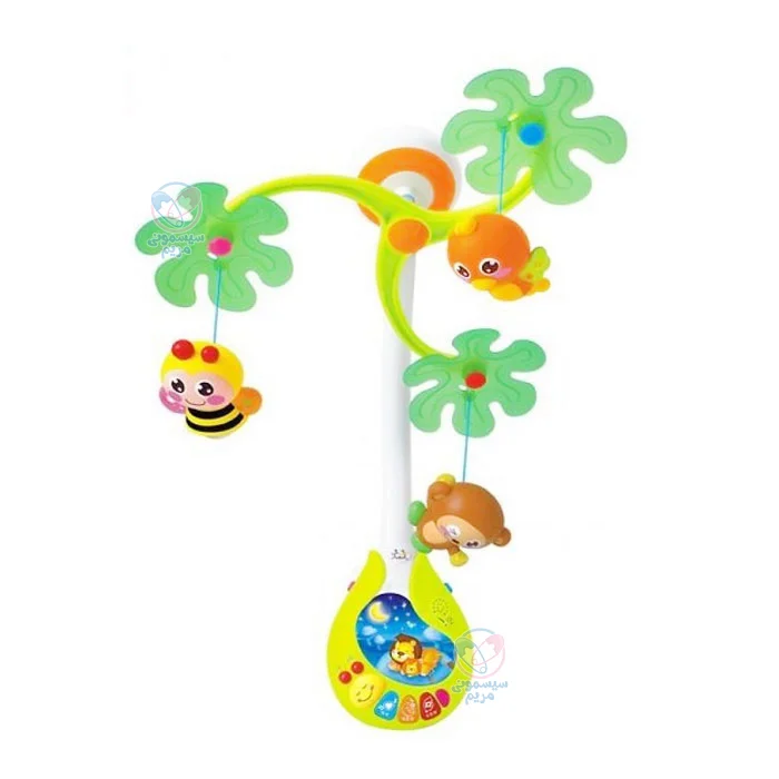 با قابلیت چرخش، عمل جغجغهای و نور ملایم