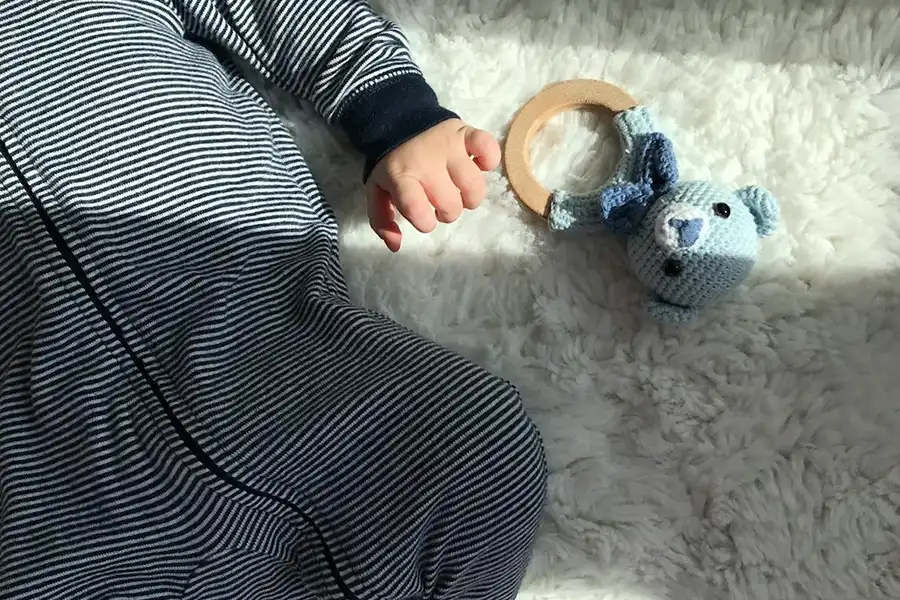 اسباببازیهایی را انتخاب کنید که دارای برچسب بدون فتالات، بدون PVC و بدون BPA هستند.