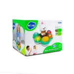 خرس چرخ دنده موزیکال هولی تویز Huile Toys 8993