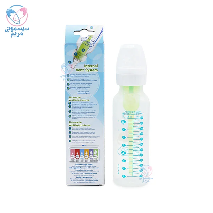 جنس این شیشه شیر از پلیپروپیلن و سیلیکون است.