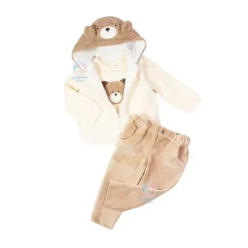 بلوز شلوار ژیله دار پسرانه ایندیگو Indigo 23245 مدل آران