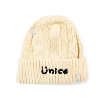 کلاه بافت یونیک Unice شیری