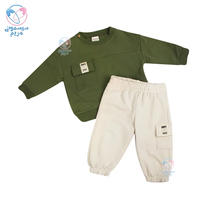 دورس و شلوار Divonette 58016 سبز کرم