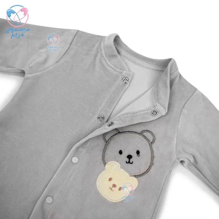 سرهمی مخمل طرح خرس بیبی توف 70500 Bebitof با دوخت باکیفیت و طراحی راحت