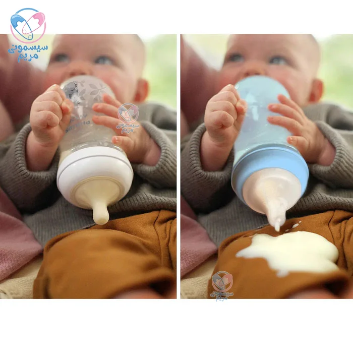 شیشه شیر اونت طراحی ضدچکه