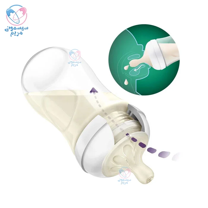 شیشه شیر نچرال اونت با سرشیشه مشابه سینه مادر