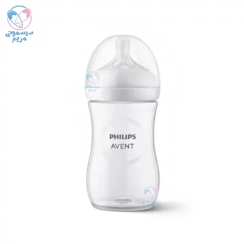 شیشه شیر نچرال ضد چکه ساده الترا سافت 260 میل اونت Avent