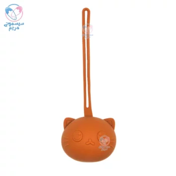 قاب پستانک سیلیکونی بنددار پیشی آجری