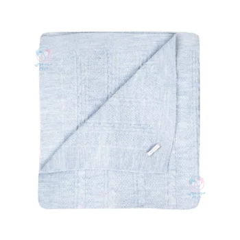 پتو بافت بیبی دولا Babydola 13720 آبی