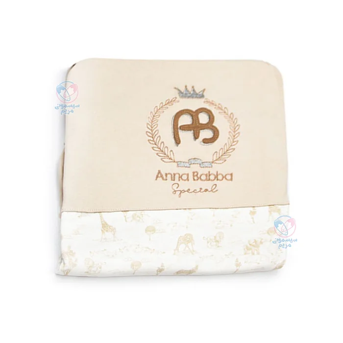 پتو نخی طرح جنگل آنا بابا Annababba 20219 کرم