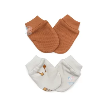 دستکش نخی دو عددی بی بیبی Bi Baby 72240