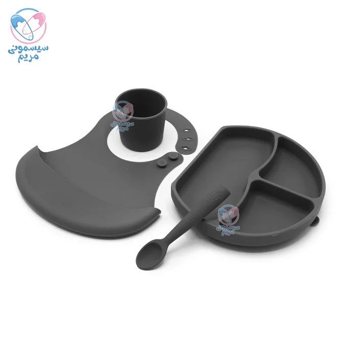 ست ظرف غذا سیلیکونی بیبی جم 728 Baby Jem فاقد مواد شیمیایی مضر
