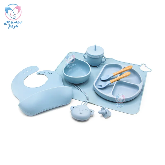 ست ظروف غذا تمام سیلیکونی 10 تیکه فاقد مواد مضر