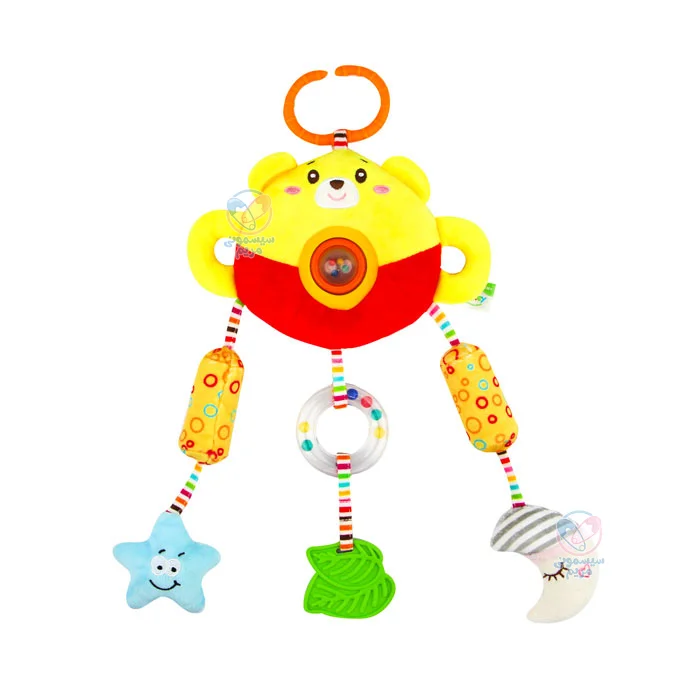 مجهز به جغجغه و سوتک