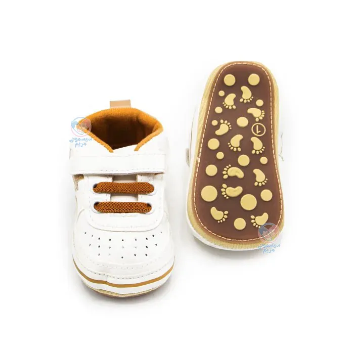 پاپوش سفید بندی و چسبی کفی دار نایک Nike ضد حساسیت