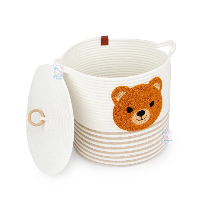 سبد اسباب بازی کنفی مناسب برای نگهداری و مرتبسازی اسباببازیها