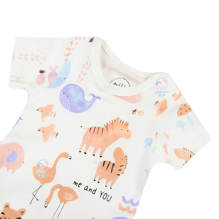 سه تیکه حیوانات نیلی Nili 5019 با پارچه ضد حساسیت