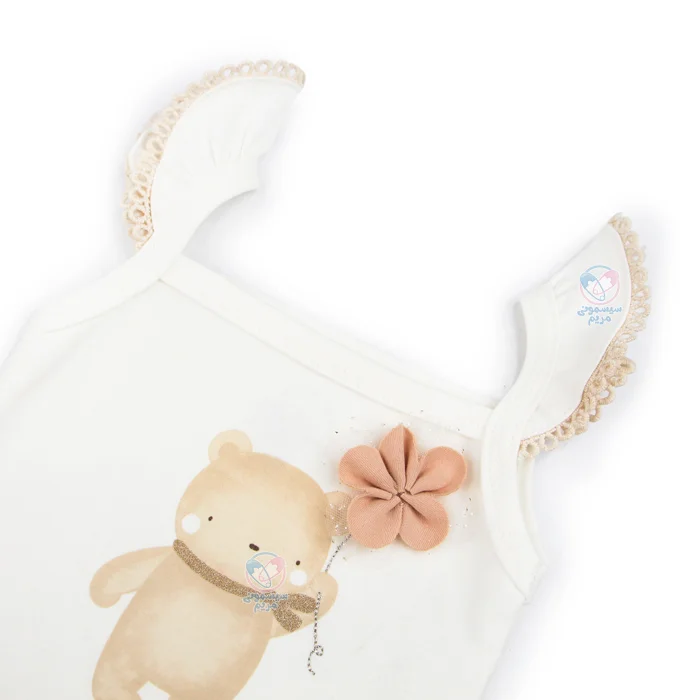 سه تیکه خرس و گل قابل شستشو با ماشین لباسشویی