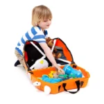 چمدان چرخدار نارنجی ترانکی Trunki