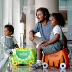 چمدان چرخدار نارنجی ترانکی Trunki