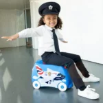 چمدان چرخدار هواپیما آبی ترانکی Trunki