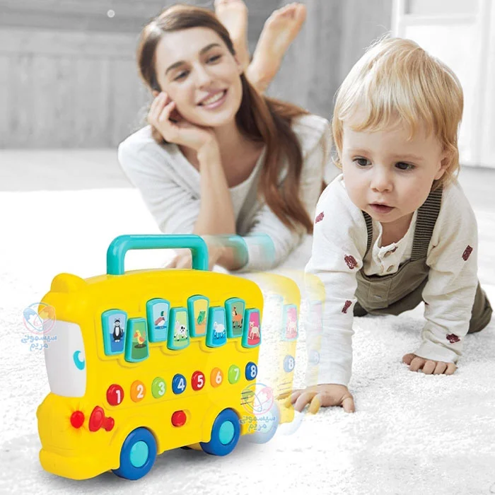 اتوبوس حیوانات وین فان مناسب برای کودکان بالای 6 ماه