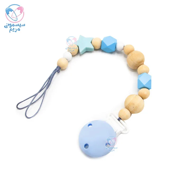 محصولی تهیه شده از چوب طبیعی و مهرههای سیلیکونی