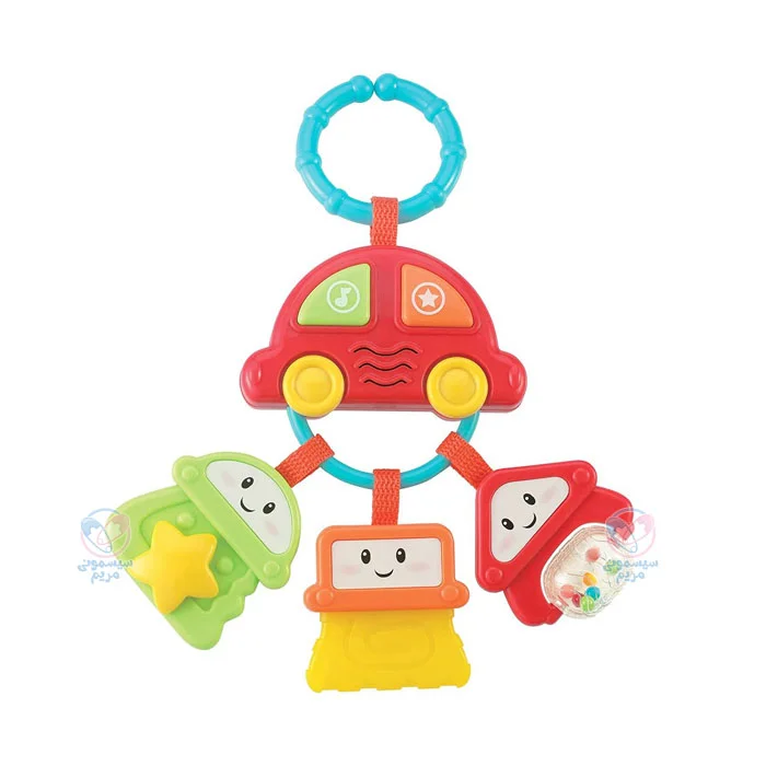 ترکیبی هدفمند شامل جغجغه، دندانگیر و صداهای موزیکال