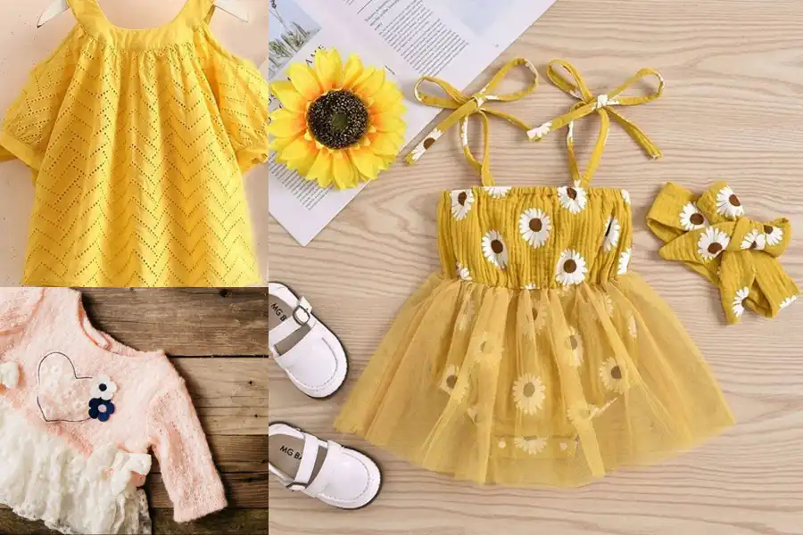 پیراهنهای نوزادی غالبا جنسی نرم و لطیف دارند و پوست حساس نوزاد را اذیت نمیکنند.