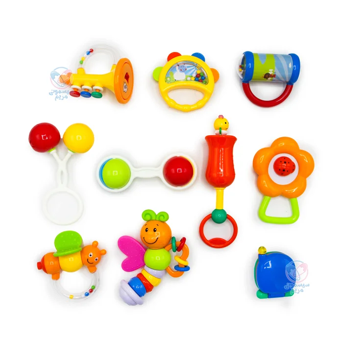 طراحی و صدای متفاوت جغجغهها، حواس کودک را تحریک کرده و به تقویت رشد ذهنی او کمک میکند
