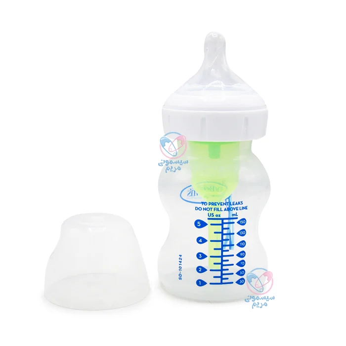 شیشه شیر 150 میل تپل طلقی دکتر براون Dr.Brown's 52600