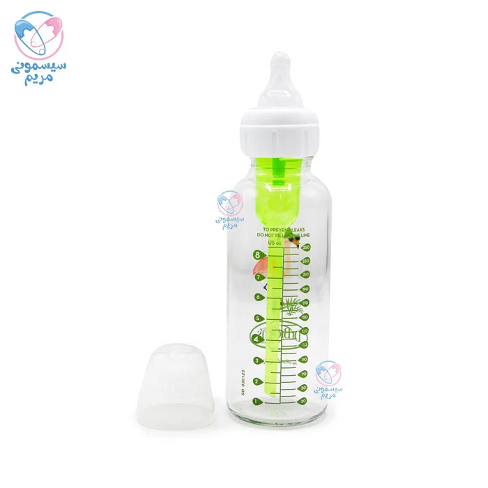 مجهز به نی سبز داخلی برای جلوگیری از ورود هوا به معده نوزاد و پیشگیری از دلدرد و نفخ