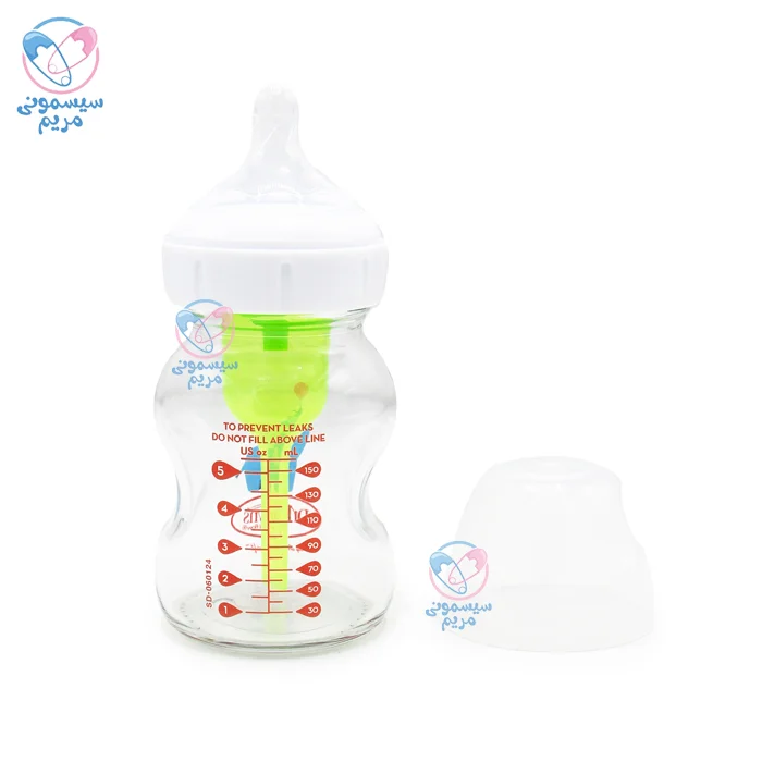 شیشه شیر تپل دکتر براون از جنس پیرکس مقاوم