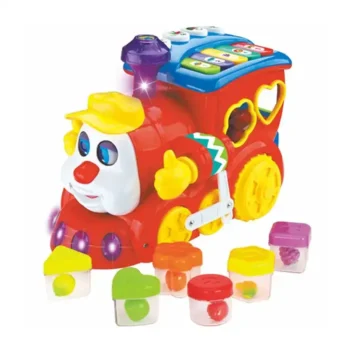 قطار کارتونی زرنگ هولی تویز 556 Huile Toys