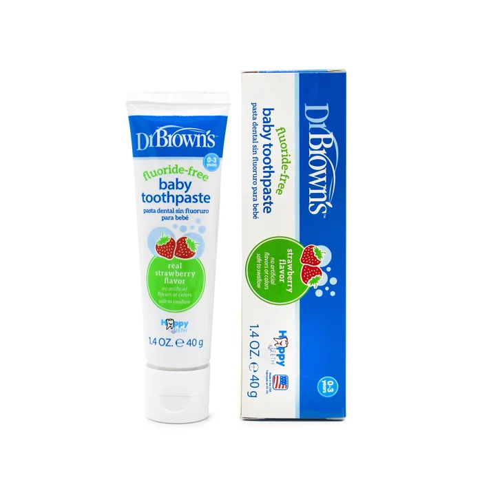 خمیر دندان دکتر براون Dr.browns توت فرنگی