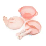 ظرف غذا 4 کاره کیکابو بول Kikkaboo Bowl صورتی