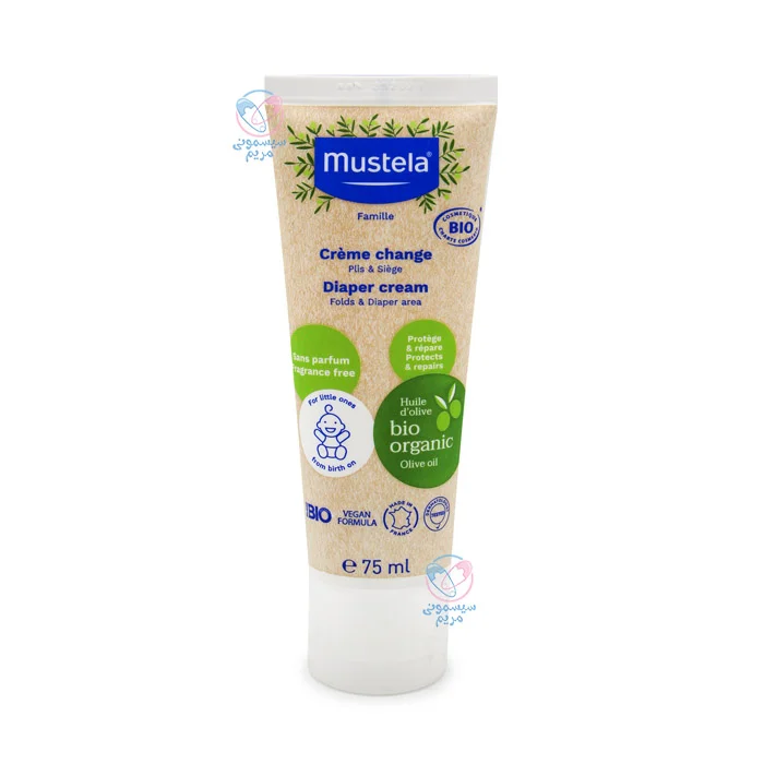 کرم تعویض پوشک 75 میل موستلا بی ارگانیک Mustela Bi Organic