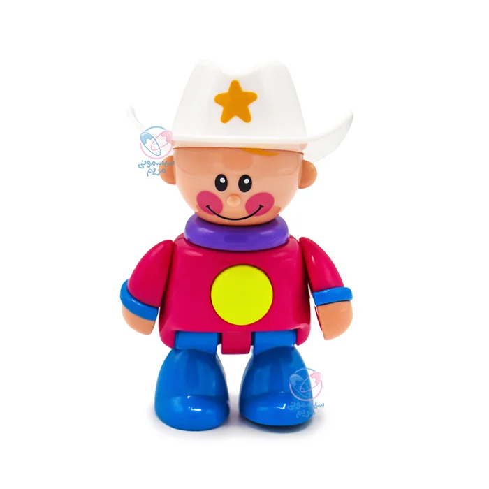 صدای جغجغه با فشار دکمه روی شکم برای سرگرمی و تحریک شنوایی