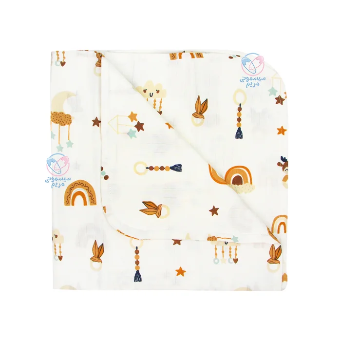 دور پیچ موسلین کلاهدار الا Ela ابر و رنگین کمان