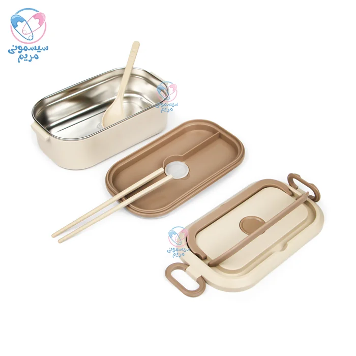 ظرف غذای لانچ باکس بنتو Bento 14654 دارای 5 تکه کاربردی