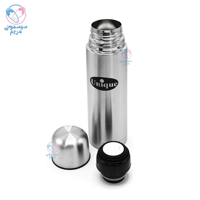 فلاسک استیل 500 میل یونیک Unique حفظ دما تا ۱۲ ساعت