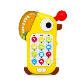 موبایل موزیکال لیتل تین لوک زرافه Little Tin Lok T8 زرد