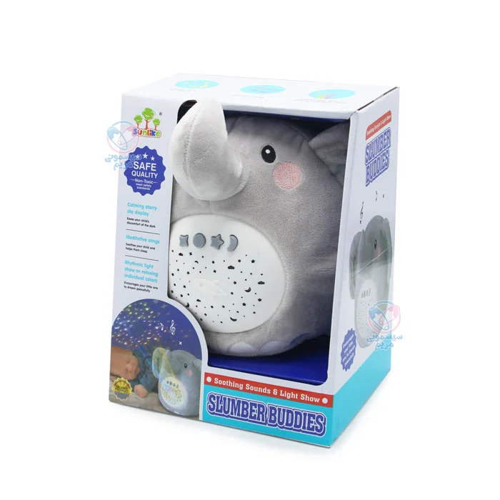 چراغ خواب عروسک فیل موزیکال sl88016 با کیفیت ساخت بالا