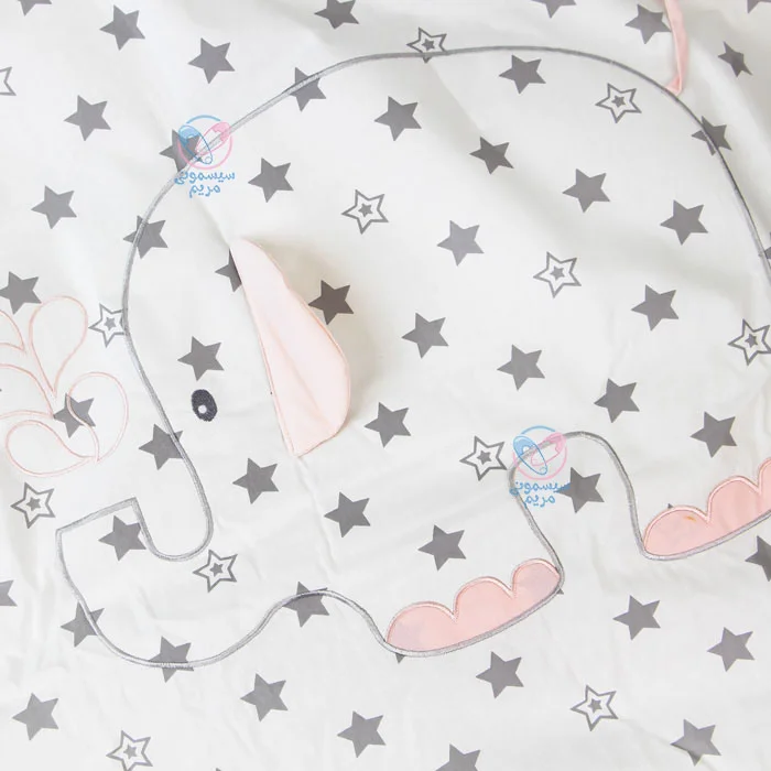 سرویس سه تیکه شو بیبی فیل و ستاره Show Baby 4217 جنس از پنبه با کیفیت بالا